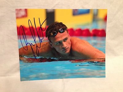 FOTO AUTOGRAFADA 8x10 assinada por Ryan Lochte olimpíadas de natação eua eua PROVA* *UAU* 14 - Imagem 1 de 3