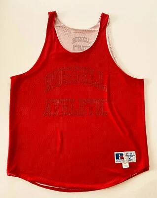 Camiseta deportiva de baloncesto vintage de los 90 Russell Athletic Spell Out tela Intera para hombre XL Foto 1 de 4