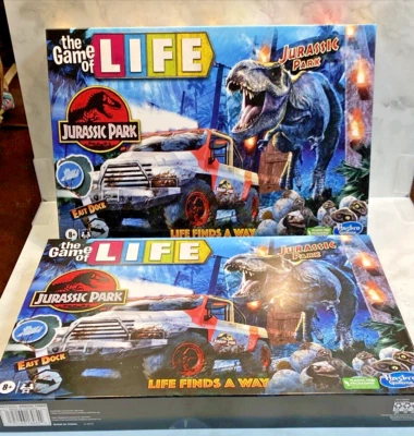 NEW The Game of Life: Jurassic Park Edition Board Game 2-4 Players GC1 - Image 1 of 3