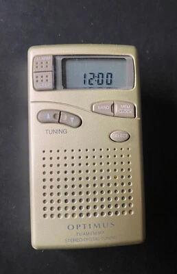 Винтажный Optimus 12-797 AM/FM/TV/WX звук погода стерео ресивер радио - Изображение 1 из 4