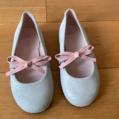 Argelia Niño Niña Plata Zapatos Talla 26 o 9 Foto 1 de 4