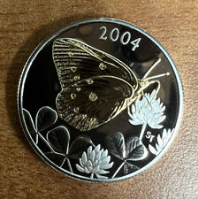 2004 Canada Sterling 50 Cent Coin - Clouded Sulphur Butterfly with COA