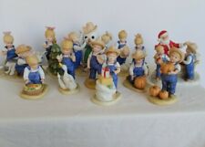 Denim Days Homco Figurines Lot of 11 Christmas Winter Fun Fall Animals + More 3A