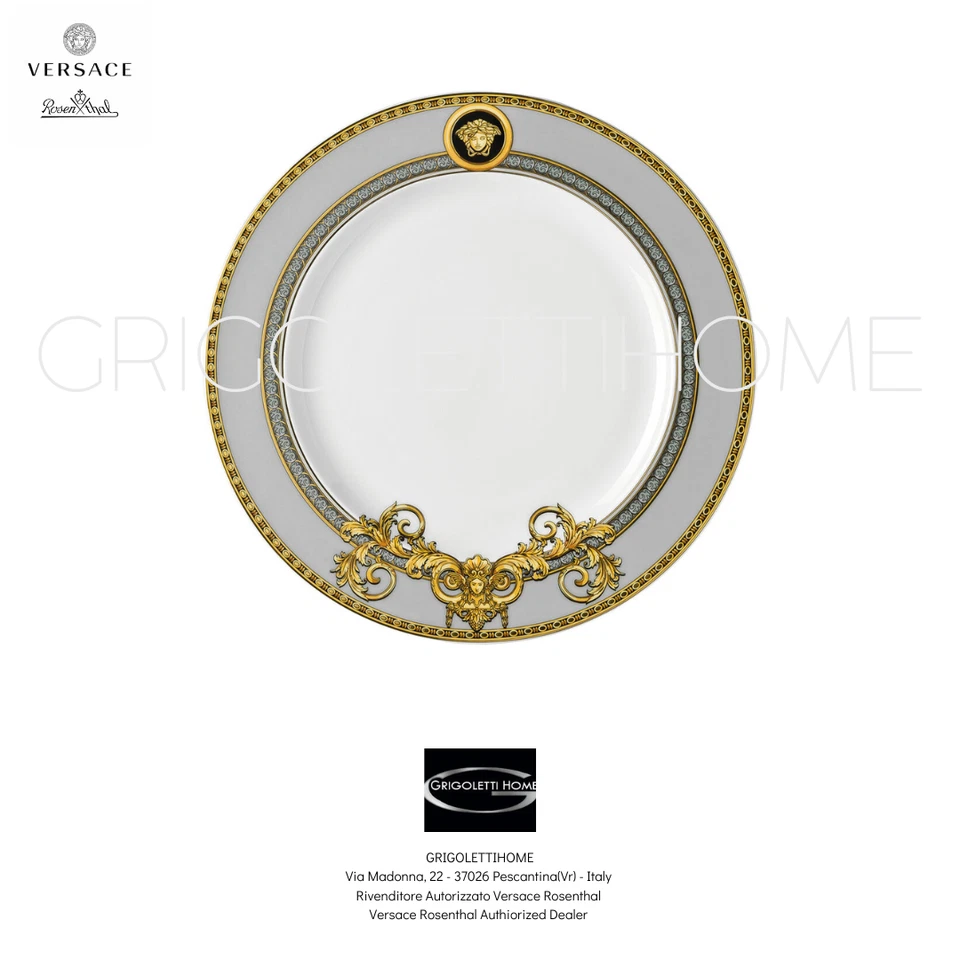 Versace Rosenthal Prestige Gala Assiette Fruits/dessert 22 cm Rèf. 10222