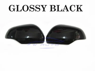 光泽黑色侧镜饰边保护套 适合三菱 L200 Triton MR GLS 2019 2023 — 第 1/4 张图片