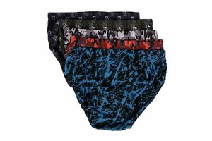 VIP Frenchie Men's Brief Assorted Color Designer Underwear Pack Of 4 - Foto 1 di 3
