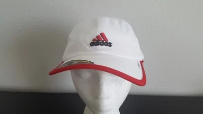 Adidas Unisex Adizero Gorra Sombrero Blanco Rojo Foto 1 de 4
