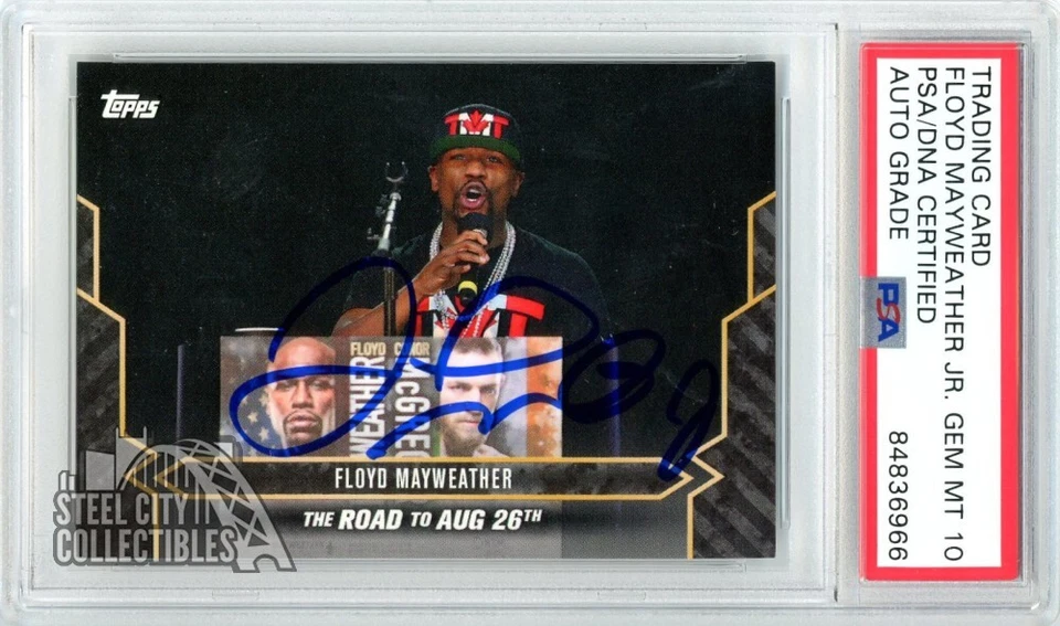 Floyd Mayweather 2017 Topps Road to Aug 26th Autograph Card #8 PSA/DNA 10 - Image 1 of 1