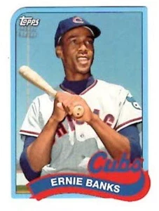ERNIE BANKS Cubs ~ 2014 Topps 1989 Die Cut Mini ~ FREE SHIPPING - Picture 1 of 1