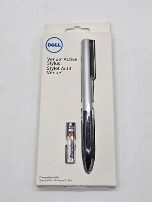 New OEM Dell Venue Pro 8 & Venue Pro 11 Active Stylus Pen Black/Silver RTMND - Image 1 of 3