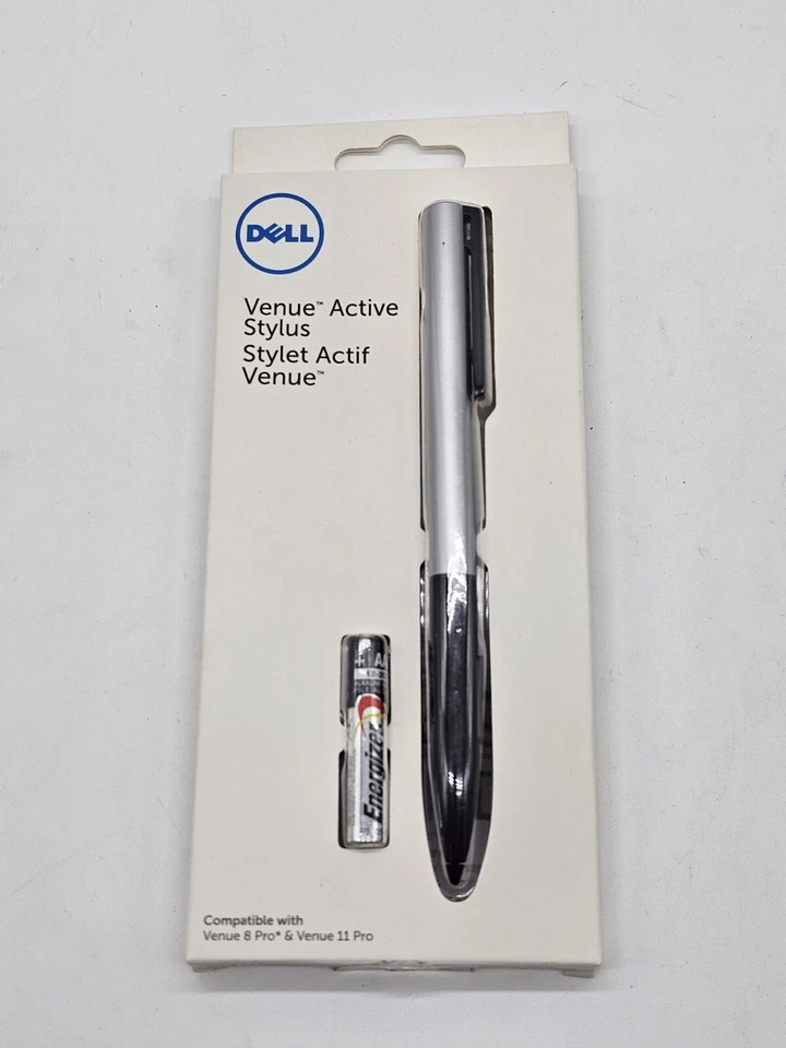New OEM Dell Venue Pro 8 & Venue Pro 11 Active Stylus Pen Black/Silver RTMND - Image 1 of 3