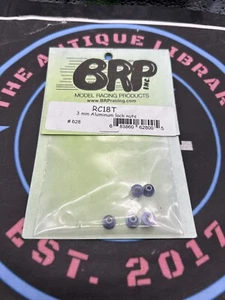 BRP 628 Blue Aluminum 3MM Wheel Locknuts for RC18T - Picture 1 of 1
