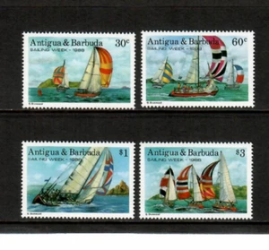 Antigua 1988 - Sailing Week Boats - Set of 4 Stamps - Scott #1112-5 - MNH - Picture 1 of 1