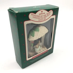Hallmark Keepsake Ornament 1987 Windows of the World Polynesia QX482-7 Preowned - Picture 1 of 7