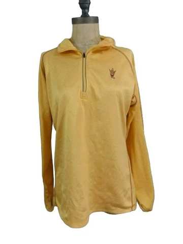 ASU Arizona Sundevils Size M Medium Long Sleeve Pull Over Jacket top Sporty Cover