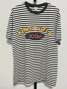 Vintage 1993 MGM Grand “KING SIZED” Striped Shirt X -Large - Picture 1 of 4