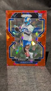 2021 Panini Prizm Red Cracked Ice Ernest Jones RC #421 Los Angeles Rams - Picture 1 of 2