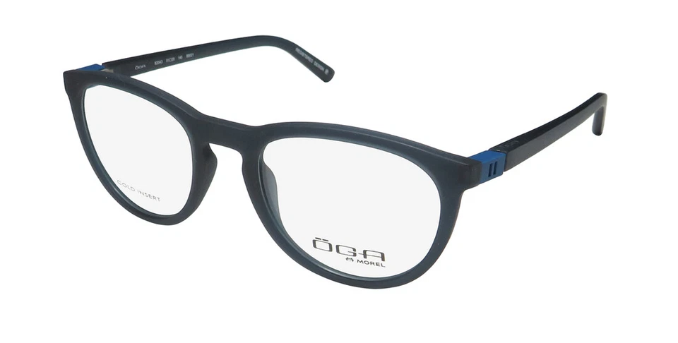 OGA 8204O EYEWEAR BB021 FULL-RIM UNISEX OVAL FRANCE BLUE 51-20-140 PLASTIC