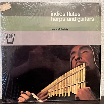 LOS CALCHAKIS - Indios Flutes Harps & Guitars - 12" Vinyl Record LP - EX - Image 1 of 3