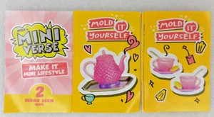 MGA's MiniVerse Make It Mini Lifestyle Serie 2 Rose Teetassen und Rose Teekanne Lot - Bild 1 von 8