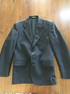 NORDSTROM Boys Navy Blazer Sport Coat Size 14 regular EUC School Uniform - Picture 1 of 3