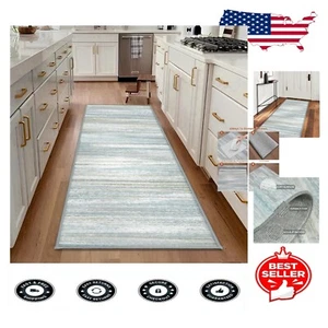 Machine Washable 2x6 Runner Rug – Water-Resistant Abstract Design for Home Decor - Picture 1 of 8