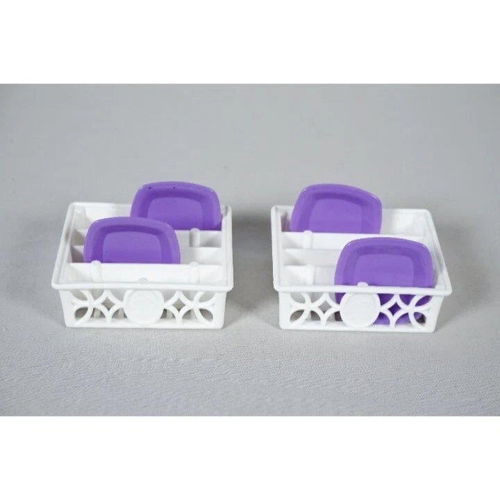 Barbie Dream House 2015 Replacement Part 2 Kitchen Dishwasher Dish Racks w/ Dish - Image 1 of 1