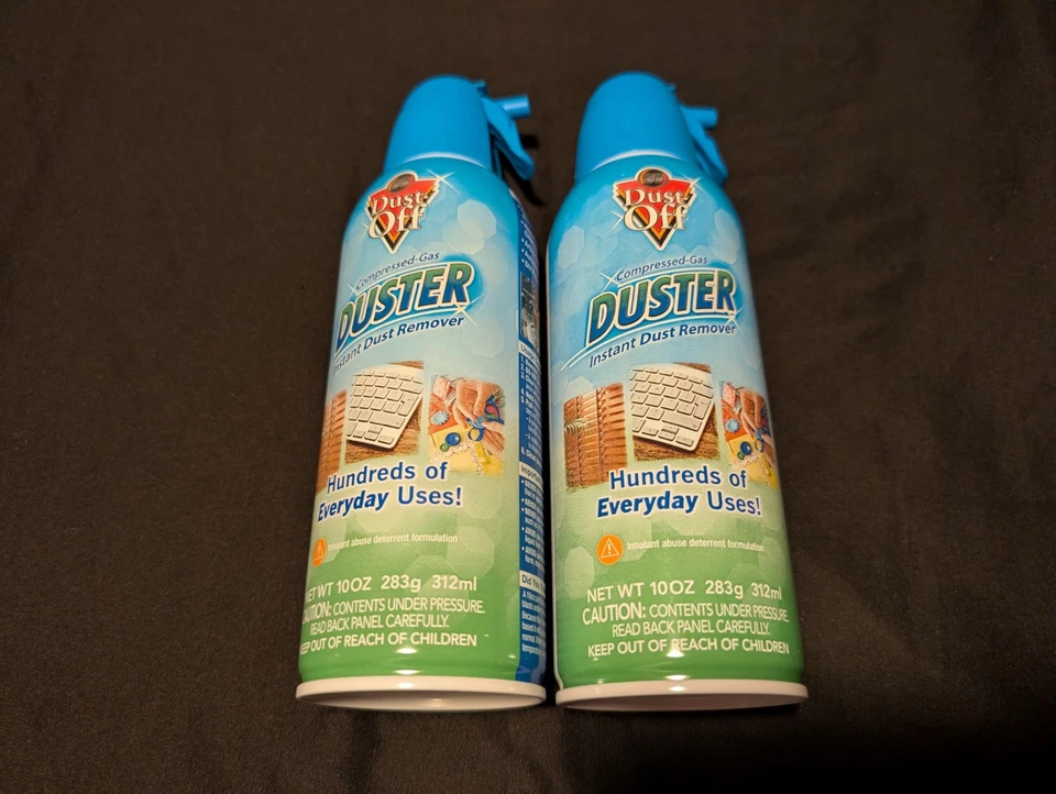 Dust-Off® Compressed Gas Duster, 2 Pack, 10oz - Image 1 of 1