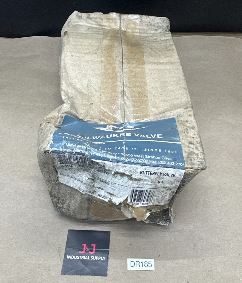 Milwaukee CL223ED3 3" B.F.V. Lug Valve 1/2" NPT Brass CL223