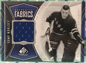 GUMP WORSLEY 2009-10 Upper Deck SP Game Used Authentic Fabrics Relic NY Rangers - Picture 1 of 2