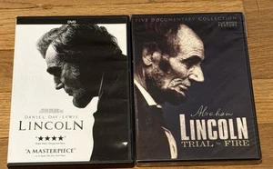 Lincoln DVDs: Lincoln (Daniel Day-Lewis), Trial by Fire 5 Documentary Collection - Picture 1 of 6