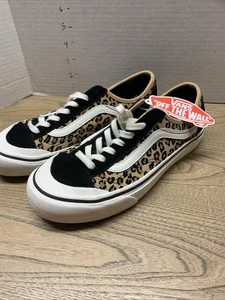 Neu mit Etikett Leopardenmuster Vans Damengröße 7 Tennis-Sneaker Schuhe "Off The Wall" neu - Bild 1 von 9