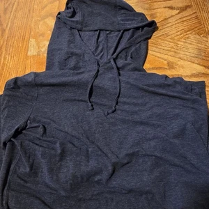 Duluth Trading Co Dry And Mighty tunica felpa con cappuccio donna taglia L blu - Foto 1 di 4