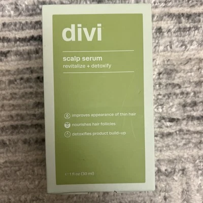 Suero para cuero cabelludo Divitalizar + Desintoxicar 1 OZ 30 ml tamaño completo para cabello fino Foto 1 de 4