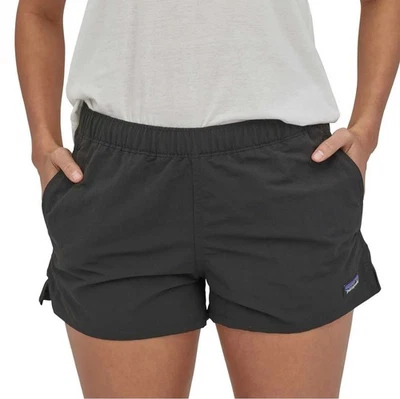 Patagonia Barely Baggies 2.5 Inch Shorts Women’s Small Black Drawstring - Image 1 of 4