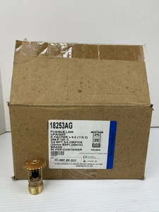 Viking VK204 Fusible Link Fire Sprinkler 18253AG 3/4" NPT 286F/141C - Box of 50 - Picture 1 of 9