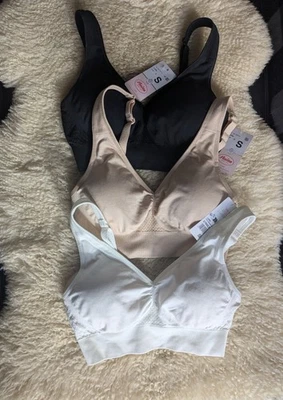 3 Nuevos Sujetadores de Mastectomía Anita POST BLANCO DESNUDO NEGRO RET-$150.00 CALIDAD NUEVOS CON ETIQUETAS Foto 1 de 4