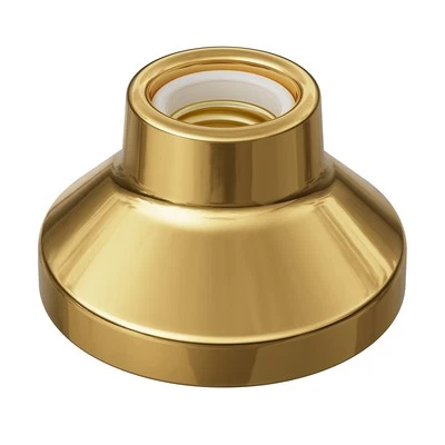 Plafoniera/portalampada ELEKTRA porcellana oro lucido 1x E27 max. 300W - Immagine 1 di 4