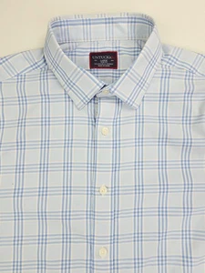Camisa Untuckit Calce Ajustado Talla Grande Para Hombre Cuello Extendido Manga Larga Logo Etiqueta Nylon - Imagen 1 de 9