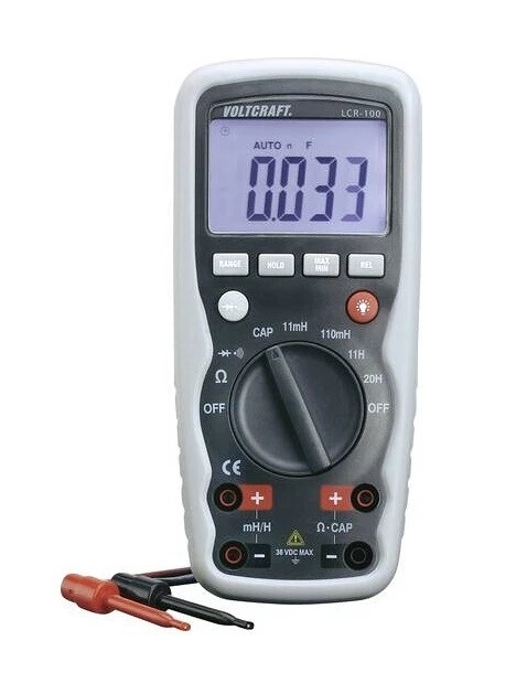 VOLTCRAFT LCR-100 Komponententester Widerständen Induktivitäten 1687607 - Bild 1 von 1