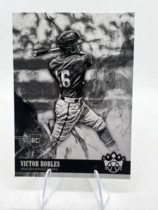 2018 Diamond Kings Black and White Variations #100 Victor Robles - Nationals - Picture 1 of 4