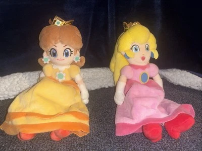 super mario all stars daisy and princess peach plush toys 2017 - Image 1 of 4