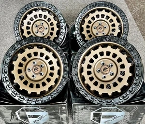 17" Black Bronze Zephyr Alloy Wheels Fits Subaru Baja Forester Legacy Outback - Imagen 1 de 3