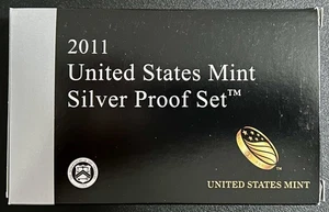 2011 S U.S. Mint Silver Proof Set w/ COA (14 Coins) - Picture 1 of 3