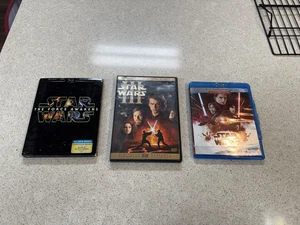 Lot set of 3 Star Wars DVD's - Imagen 1 de 2