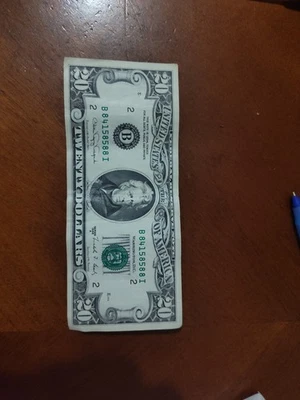 1988 Series a $20 Twenty Dollar Bill - Image 1 of 2