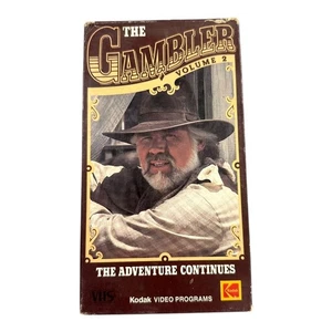 The Gambler Volume 2 VHS Kenny Rogers Adventure Continues Movie - Picture 1 of 3