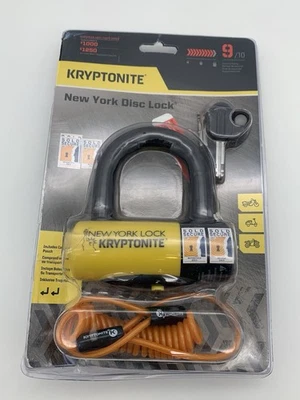 Candado para bicicleta Kryptonite New York Liberty amarillo/negro. leer descripción Foto 1 de 4