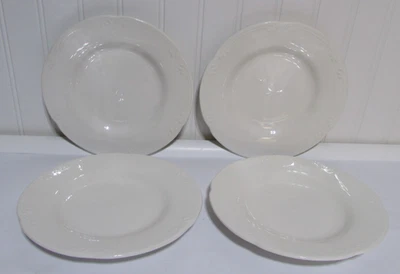 Pfaltzgraff   Filigree  White 8"  Salad  Plates  Set of 4    China - Image 1 of 3