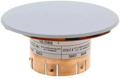 Placa de cubierta oculta blanca de 3-5/16" pulgadas The Inchinch (135 grados F) Globo 5606 Foto 1 de 3